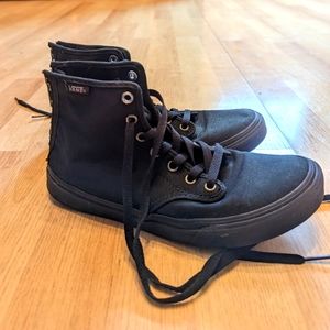 Vans black shoes